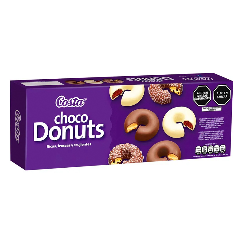 Galleta-ChocoDonuts-204gr Galleta ChocoDonuts 204g - Imagen 1