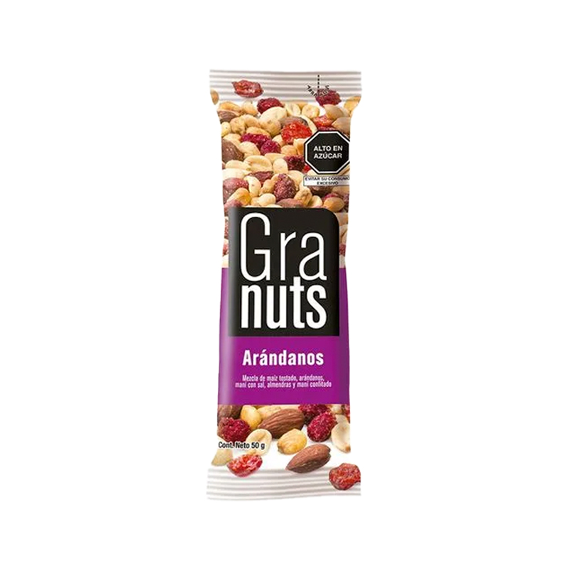 Granouts-Arándanos-50g Granuts Arándanos Display 12un x 40g - Imagen 1
