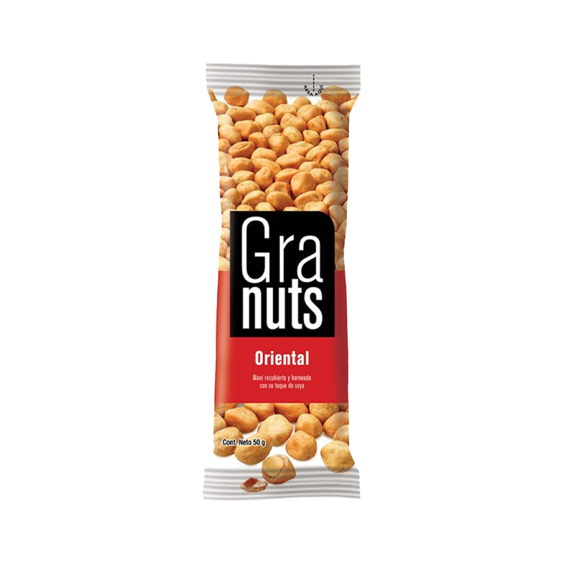 Granouts-Oriental-50g Granuts Oriental Display 12un x 50g - Imagen 1