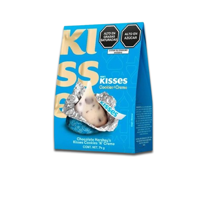 KISSES-74G-COOKIES-NEW-PWEB Hershey's Kisses Cookies 74g - Imagen 1