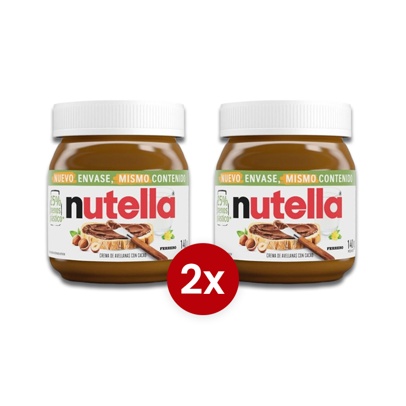 NUTELLA-140G-X2-PWEB Pack x2 Nutella Frasco 140g OFERTA - Imagen 1