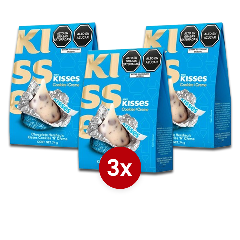 KISSES-74G-COOKIES-NEW-26-X3-PWEB Pack x3 Kisses 74g Cookies OFERTA - Imagen 1