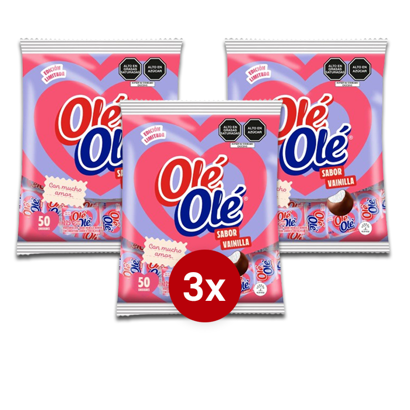 OLE-OLE-225G-X3-PWEB Pack3 x Ole Ole Clasico 225g Vainilla DM OFERTA - Imagen 1